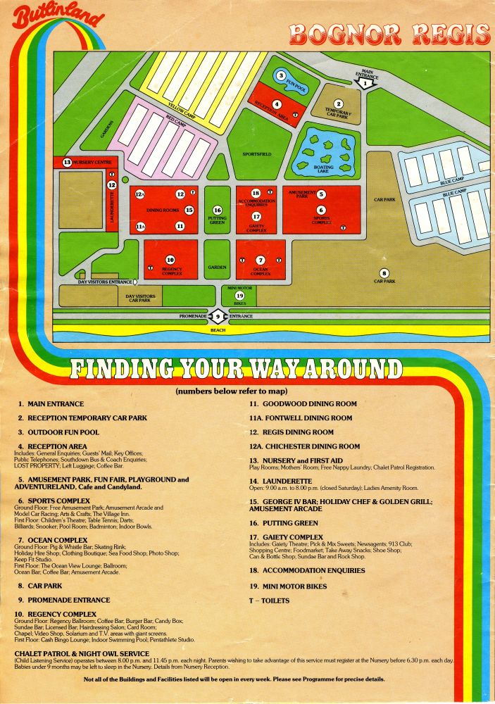 Back Cover - Resort Map