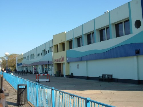 The front of the Reception building
