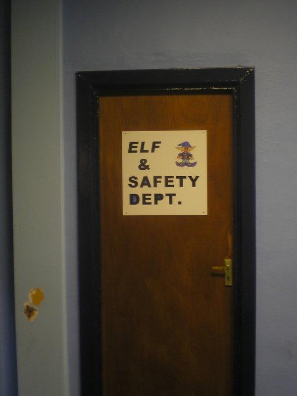 Elf & Safety Department