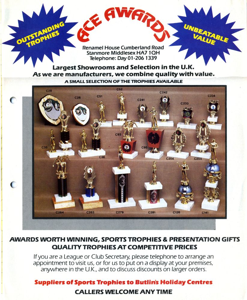 Page 7 - Ace Awards Advert