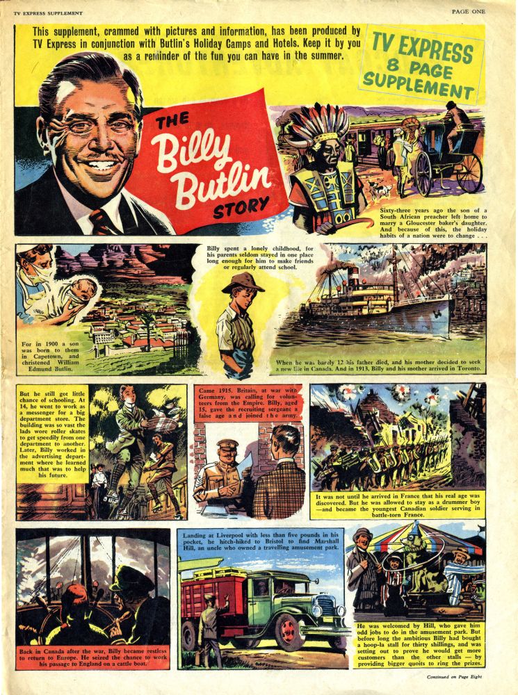 Page 1 - The Billy Butlin Story
