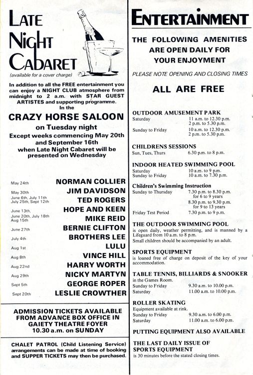 Page 4 - Late Night Cabaret & Entertainment Information