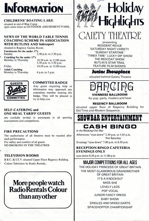 Page 5 - Entertainment Information & Holiday Highlights