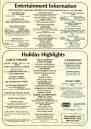 Entertainment Information & Holiday Highlights
