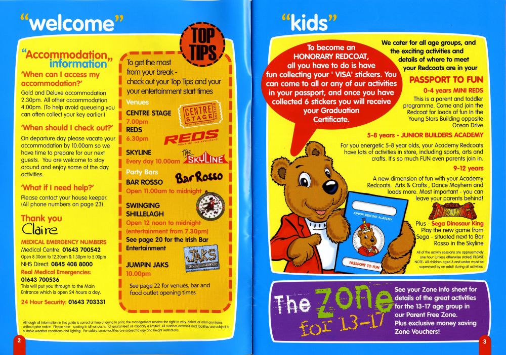 Pages 2 & 3 - Welcome & Kids