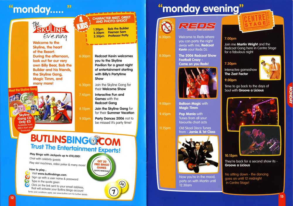 Pages 12 & 13 - Monday Entertainment
