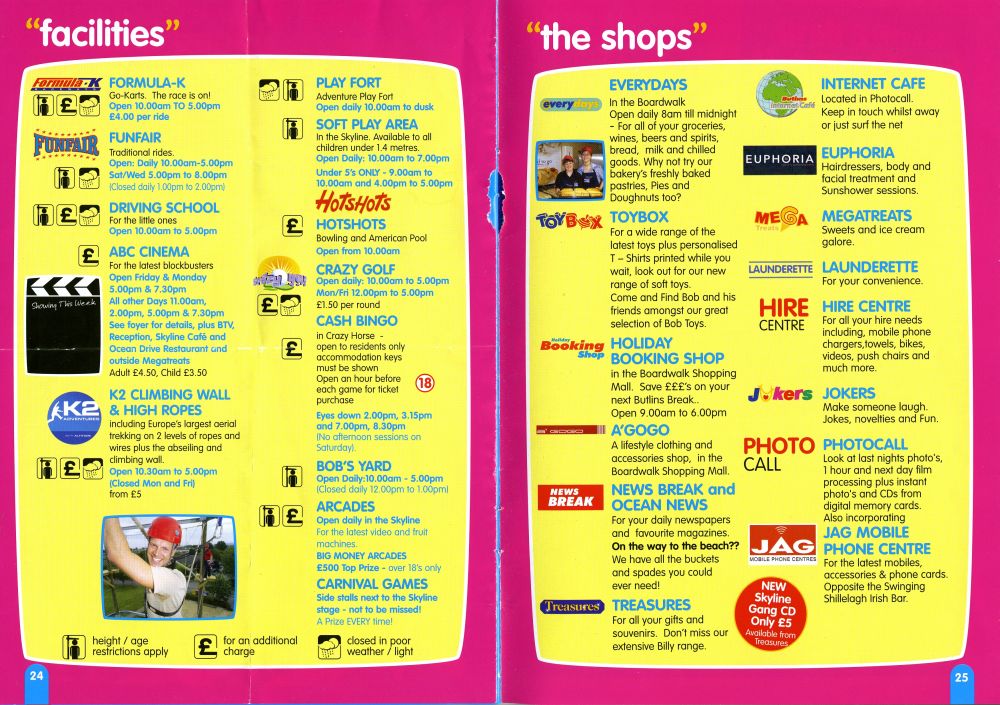 Pages 24 & 25 - Facilities & Shops