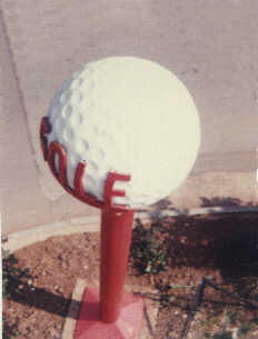 The giant golf ball