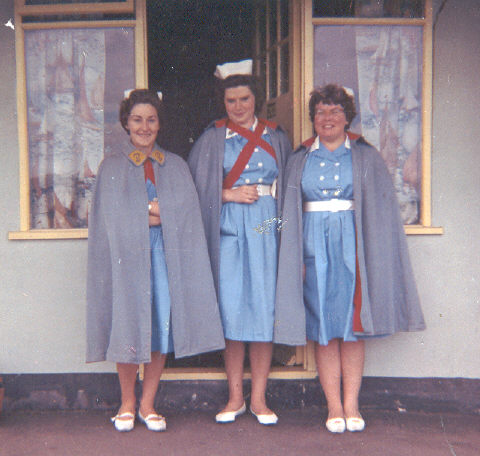 Nursery staff at Ayr in 1963