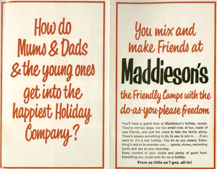 Maddiesons General Advert