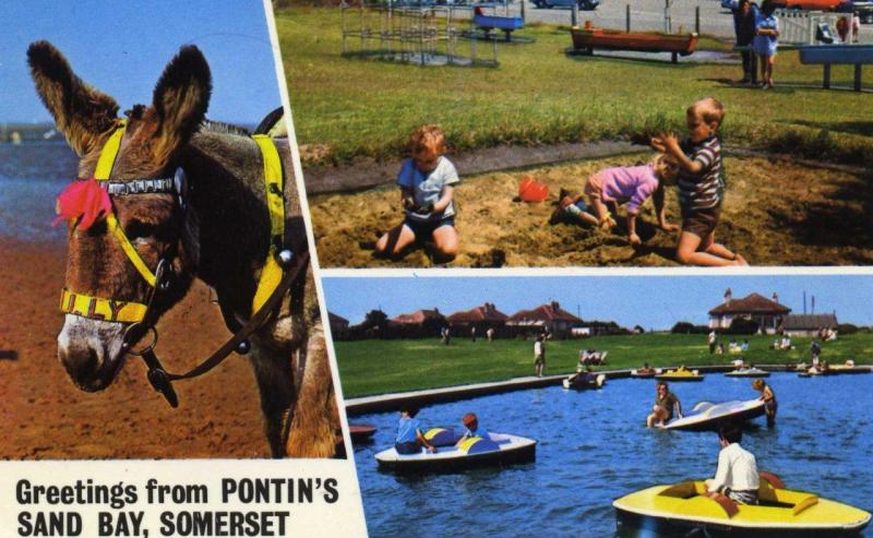 Pontins Sand Bay Postcard