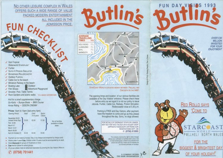 Leaflet from 1993