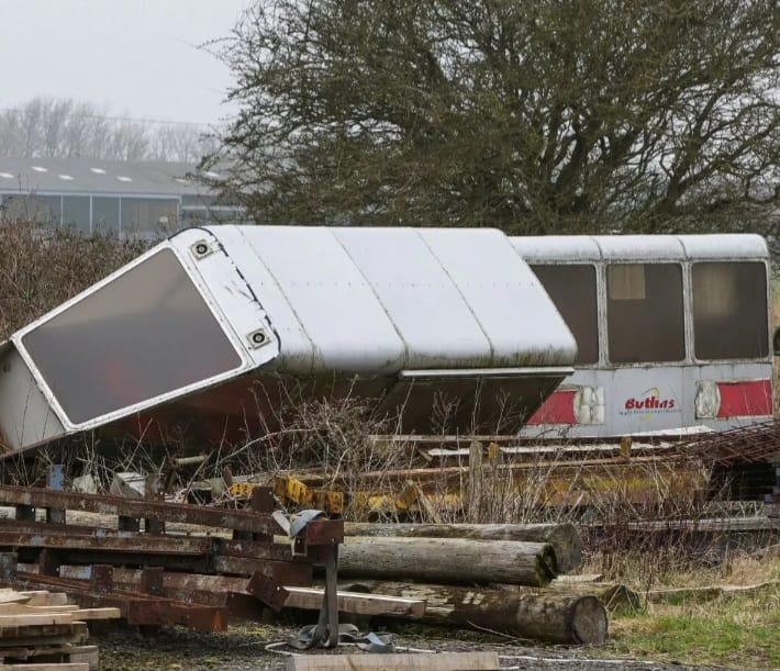Skegness Monorail In A Field