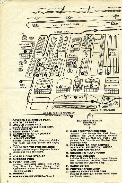 Skegness Map 1969