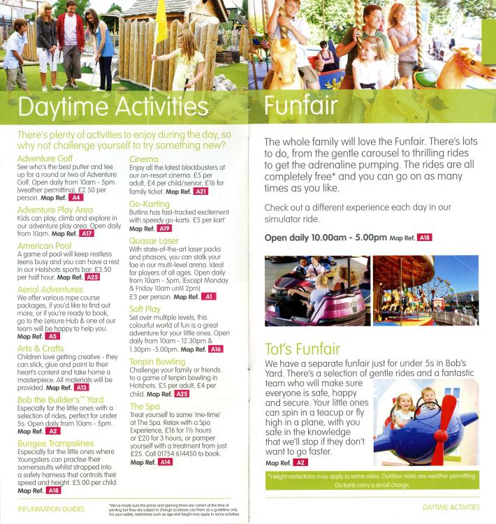 Daytime Activities & Funfair