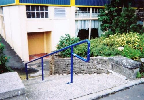 Steps which led to the old staff dining hall