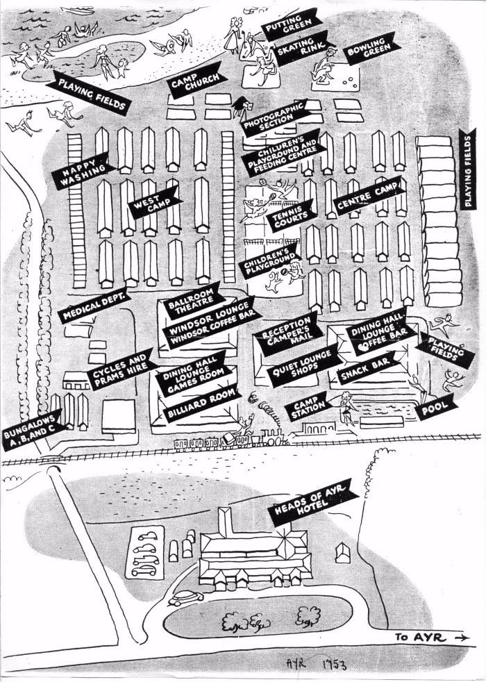 Ayr map from 1953