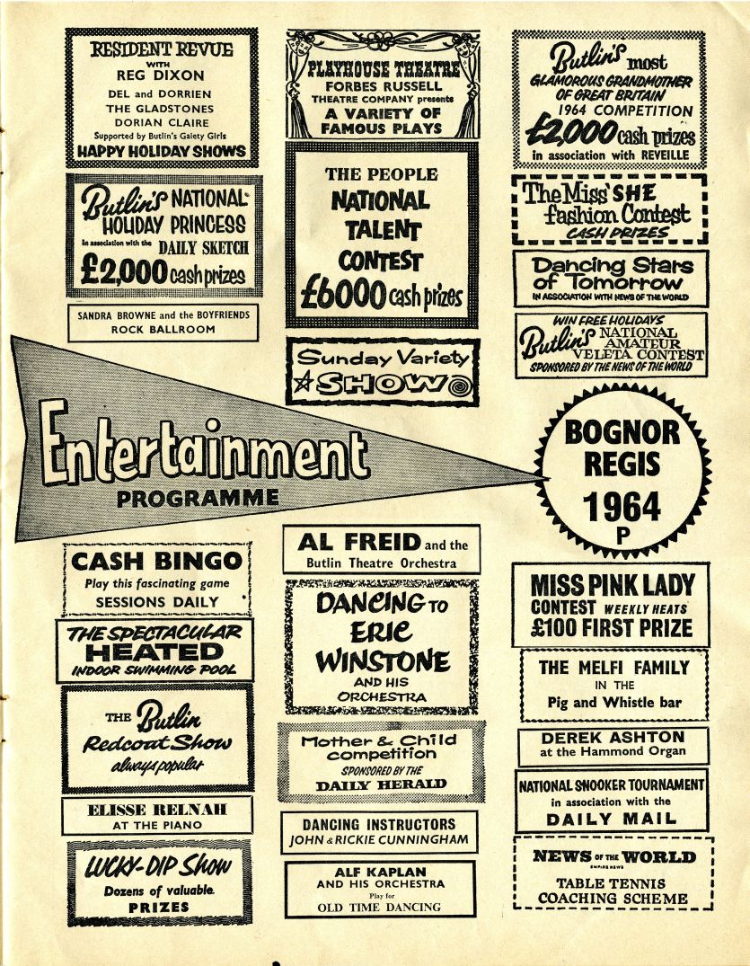 Page 13 - Entertainment Programme Cover