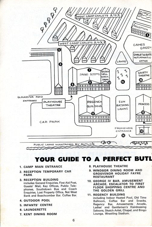 Bognor Map from 1973