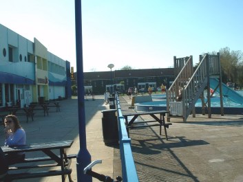 The old outdoor pool