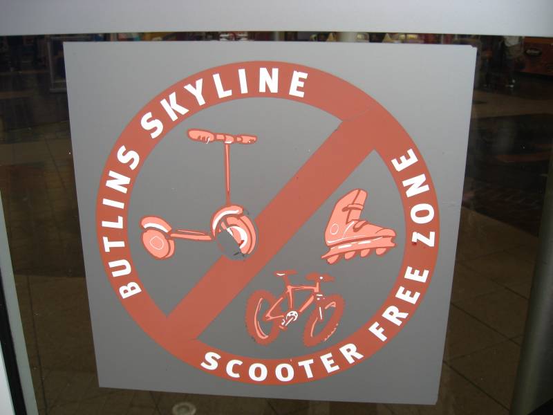 Scooter Free Zone