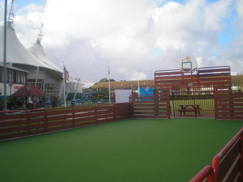 Multi Sports Court with the Skyline to the left