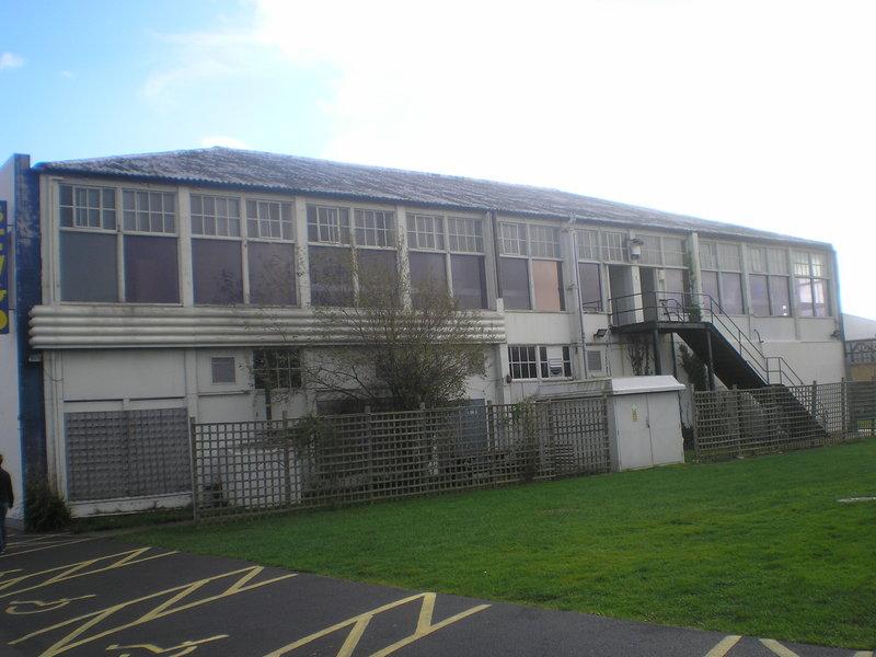 Side view of the old Reception Building