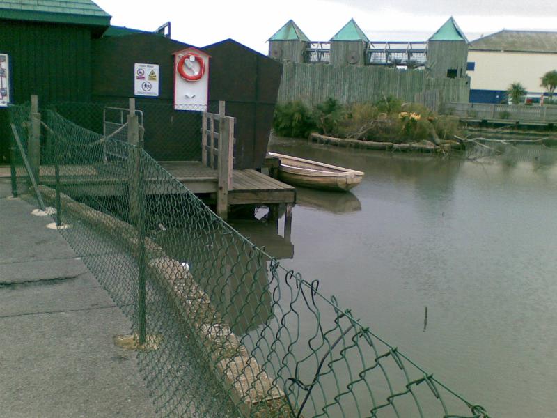 The last remaining boat on the lake