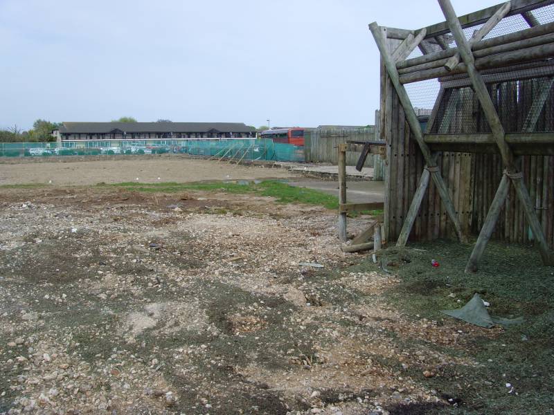 Looking across the old boating lake