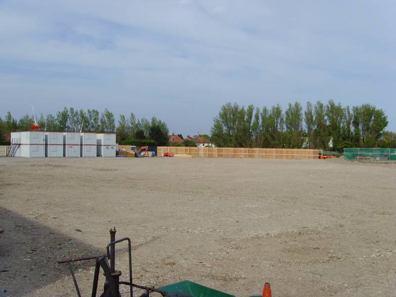 This space used to house the boating lake and is where the new hotel will sit