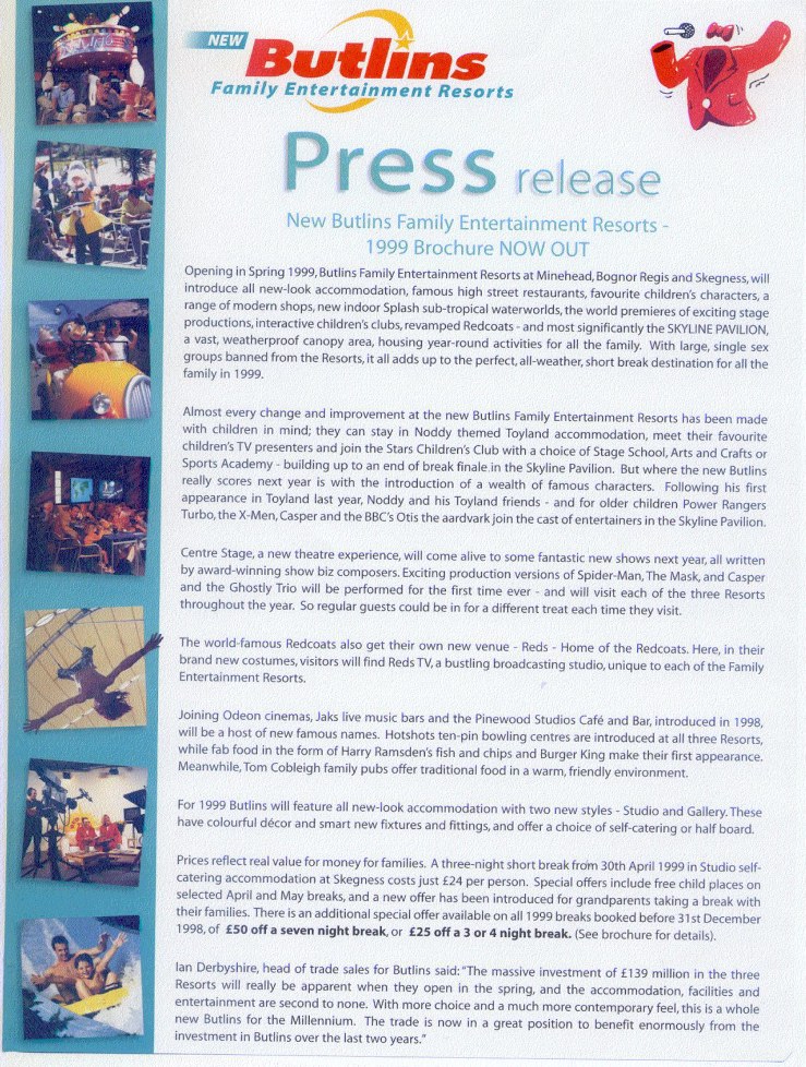1999 Press Release