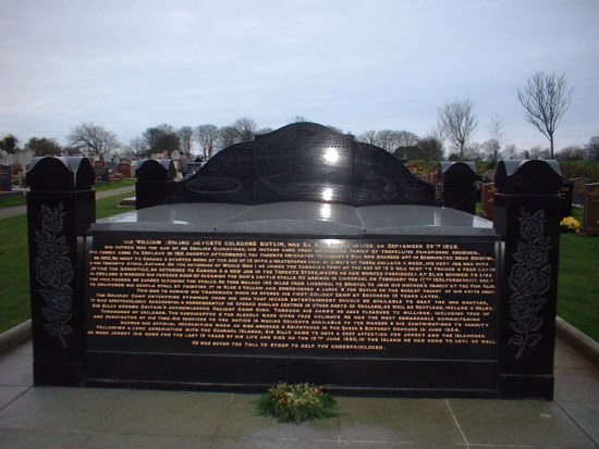 Sir Billy Butlin's Grave in Jersey. 2002