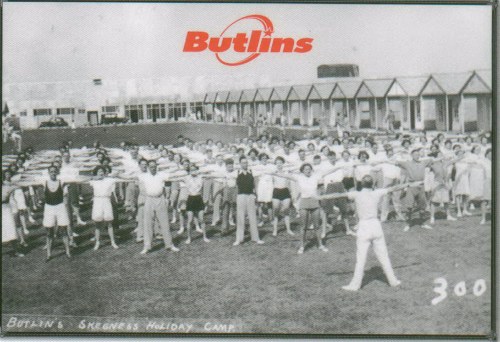 Butlins Postcard Set