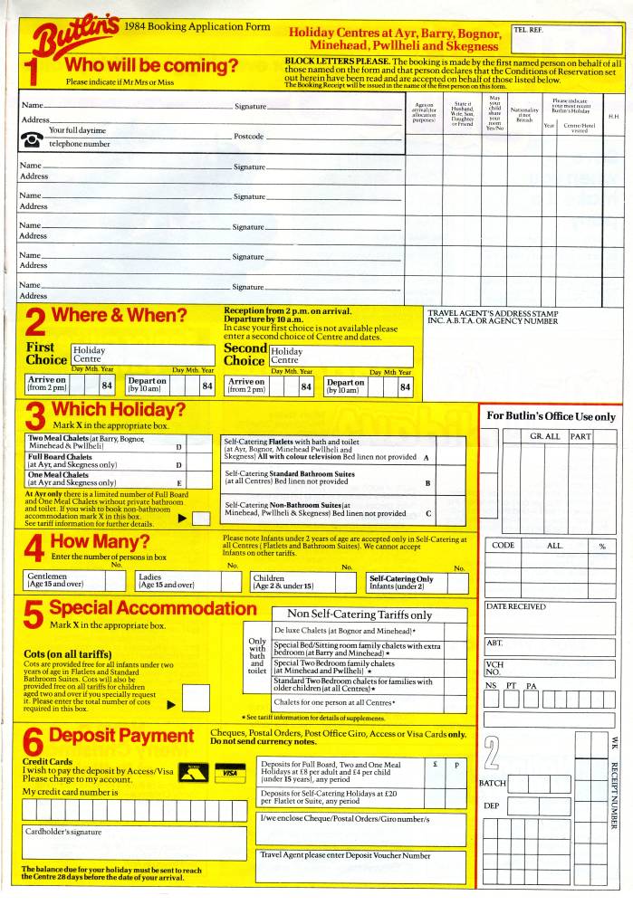 Page 15 - Booking Form