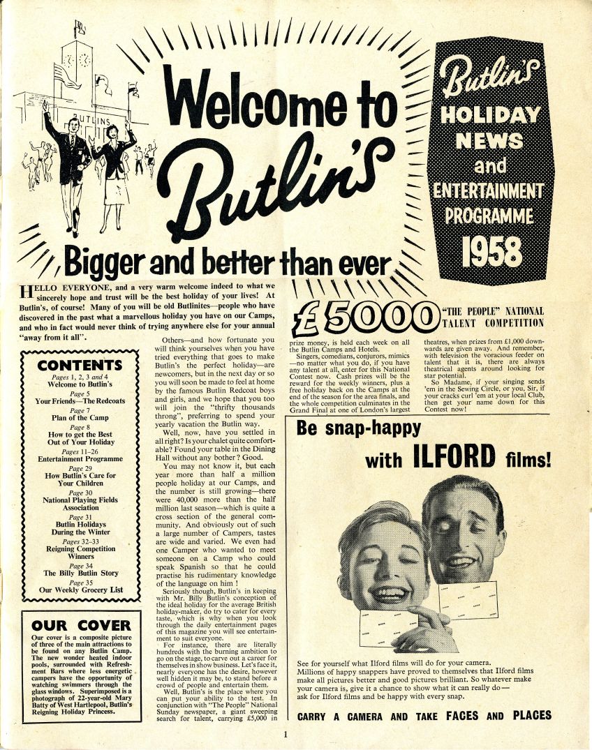 Page 1 - Welcome to Butlins