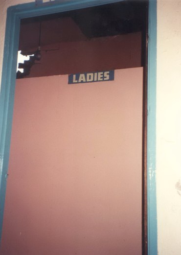 Entrance to Ladies toilet