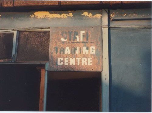 Entrance & sign to training centre