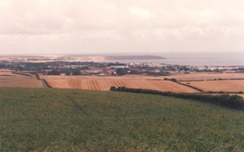 View of Filey camp from Hunmanby Village