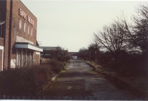Looking back towards the Kent Dining Hall with the Empire Theatre to the left