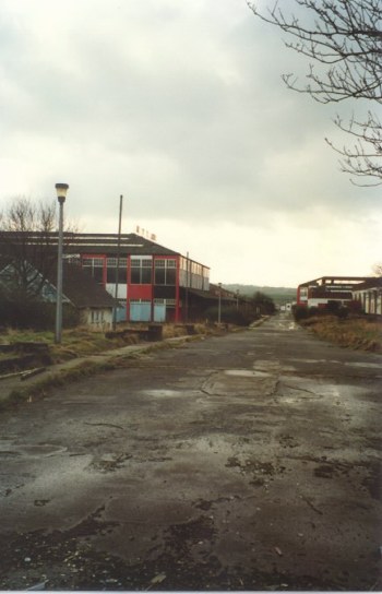 Stood at Yellow Camp with the Gaiety building on the left