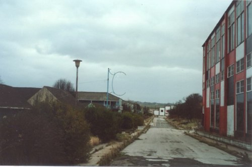 View looking towards Green Camp (on the left) with the Beachcomber building on the right