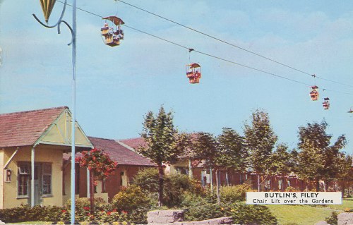 Chairlift over the gardens