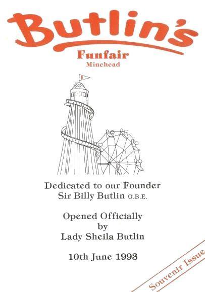 Funfair Reopening Leaflet 1993