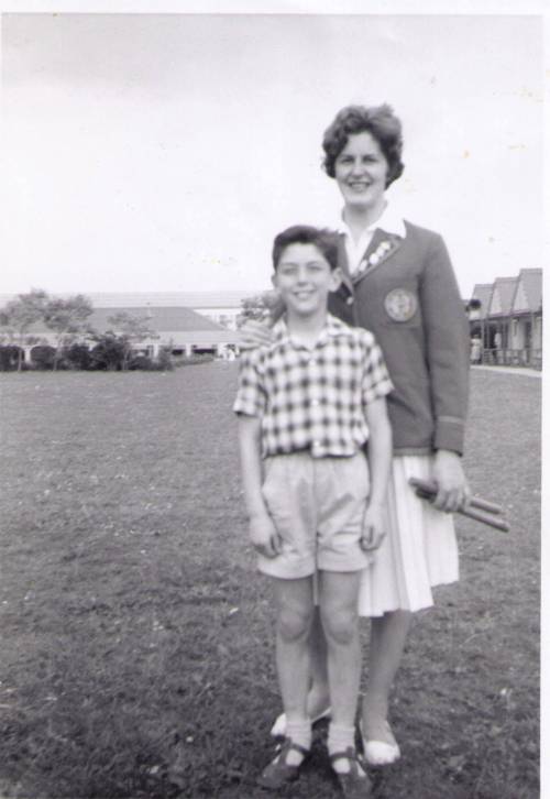Jane & Roy on the Sports Field in 1962