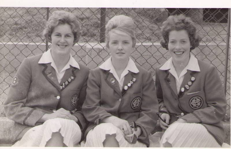 Jane in 1961 with Jean & Sheila