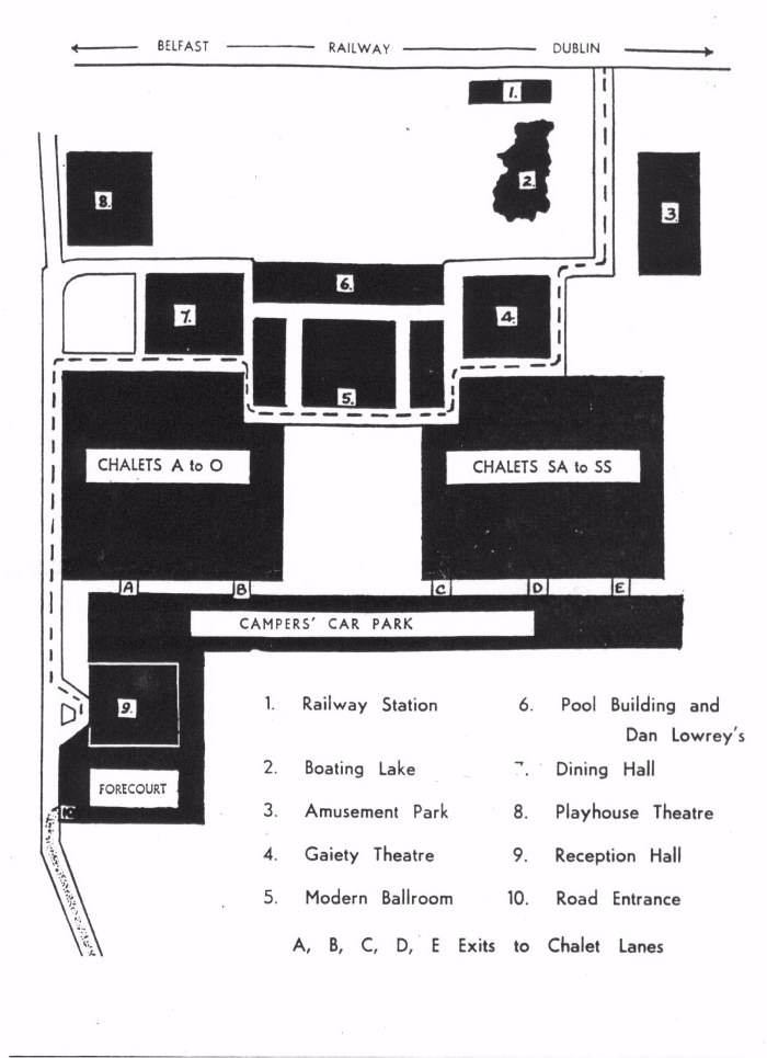 Mosney Map from 1960