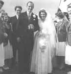 Don & Lesley's wedding at Ayr, 1952