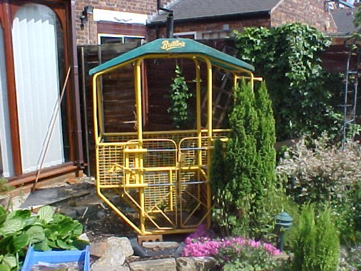 The ex-Filey chairlift cabin which was saved by Paul Wray
