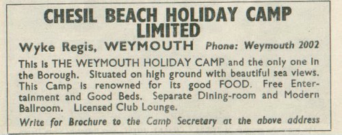 Chesil Beach Holiday Camp