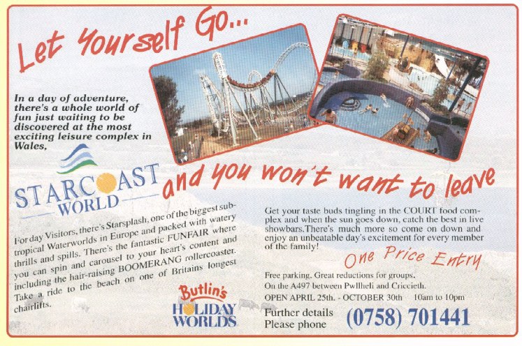 Advert from the early 1990s